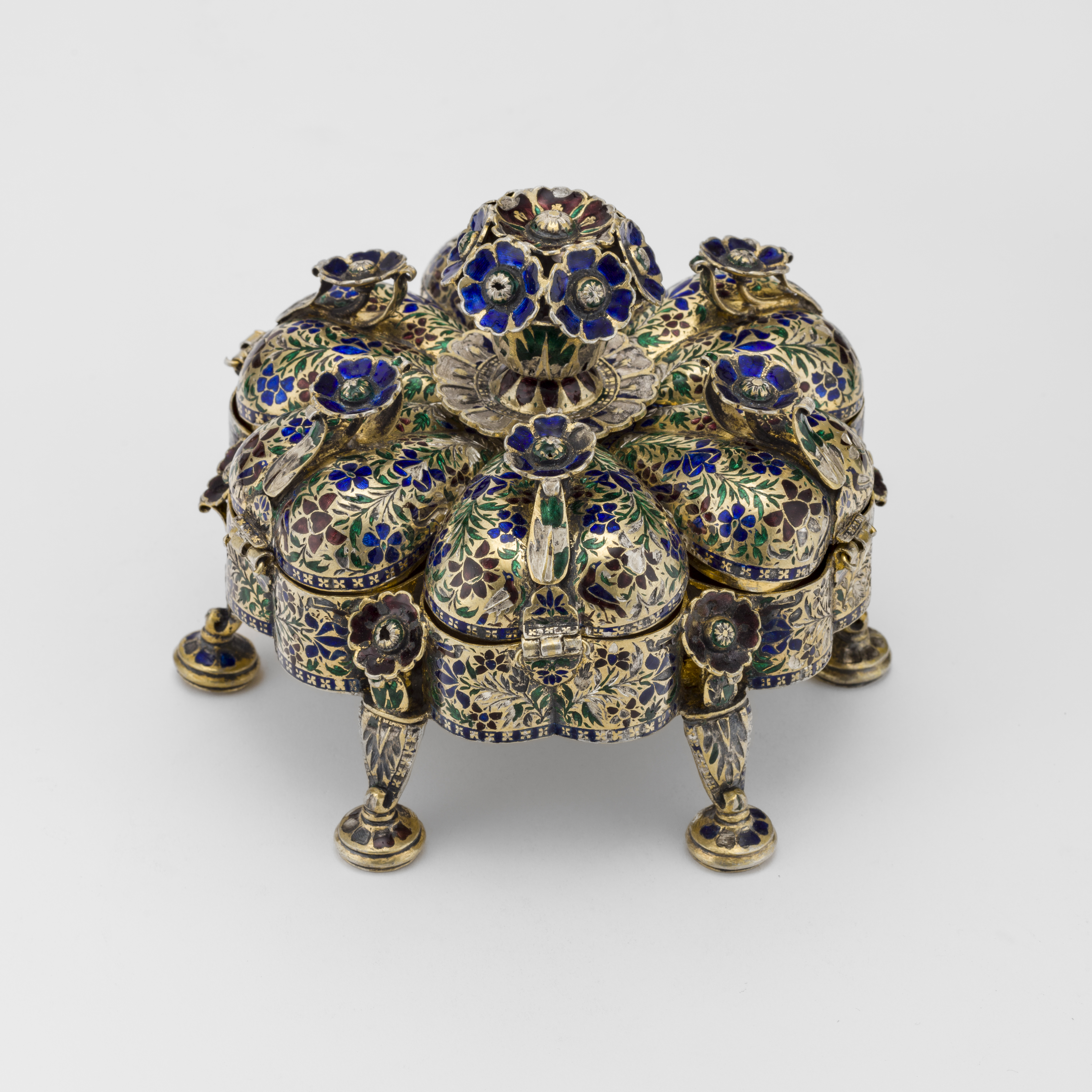Enamelled Spice Box